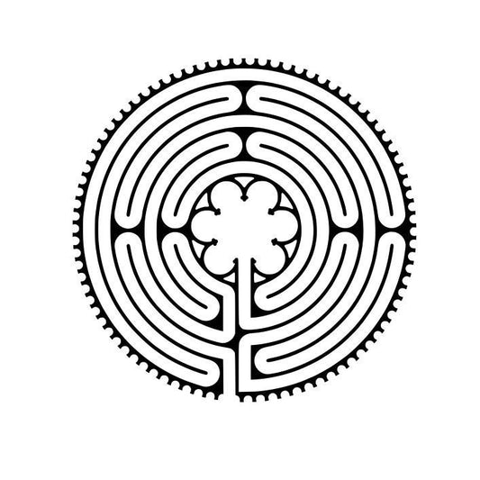 Sticker Labyrinth van Chartres